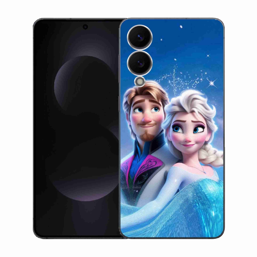 Gelový kryt mmCase na Samsung Galaxy S25 Edge - ledové království 1