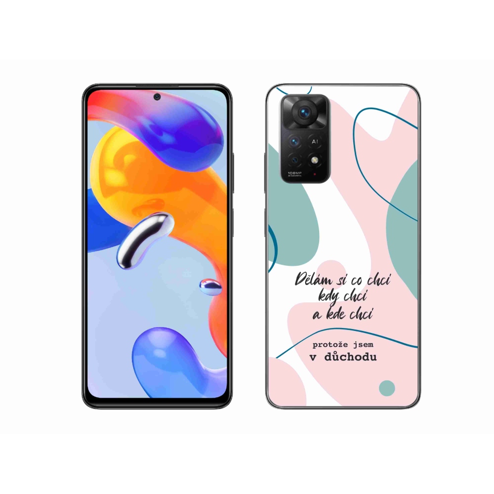 Gelový kryt mmCase na Xiaomi Redmi Note 11 Pro 4G/5G - vtipný text 10 bílé pozadí