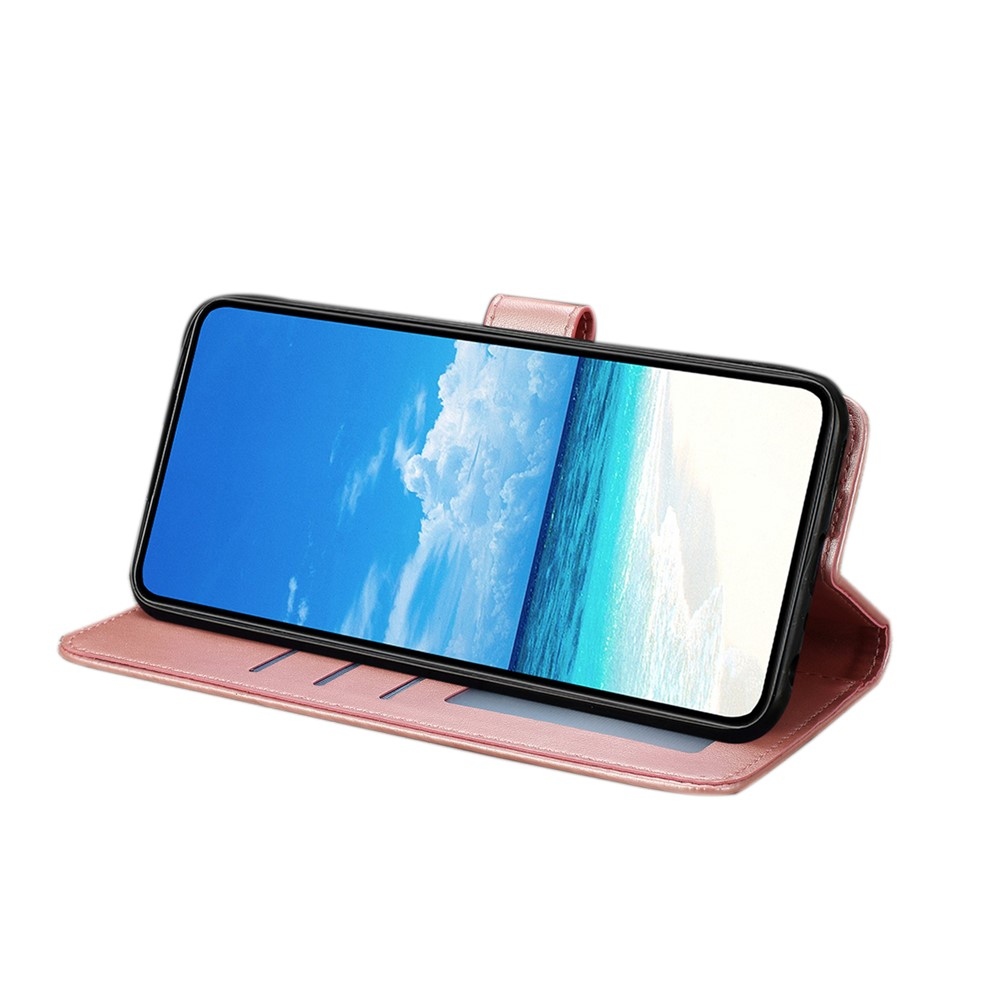 Floral Butterfly knížkové pouzdro na Xiaomi 15T Pro - růžovozlaté