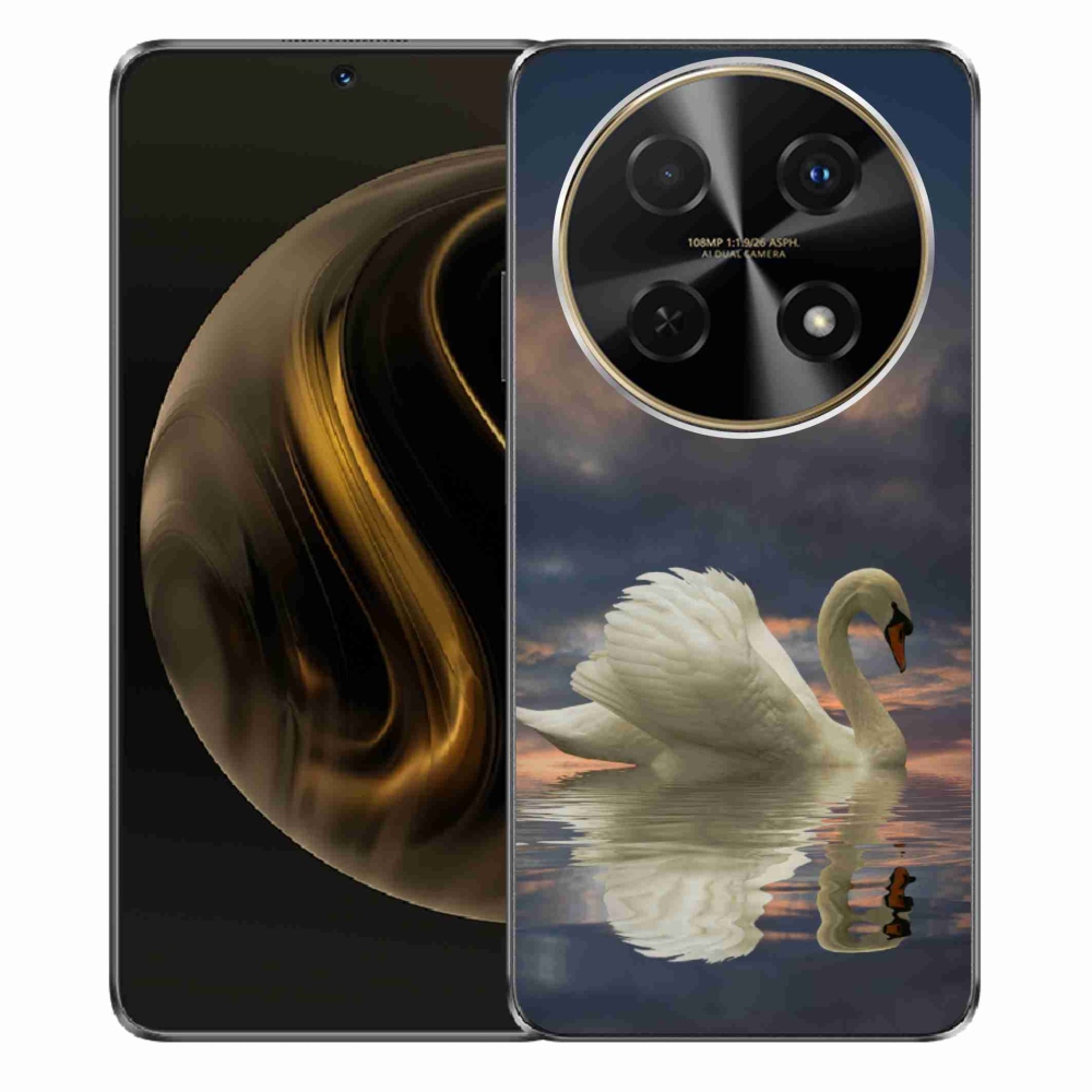 Gelový kryt mmCase na Huawei Nova 12i - labuť
