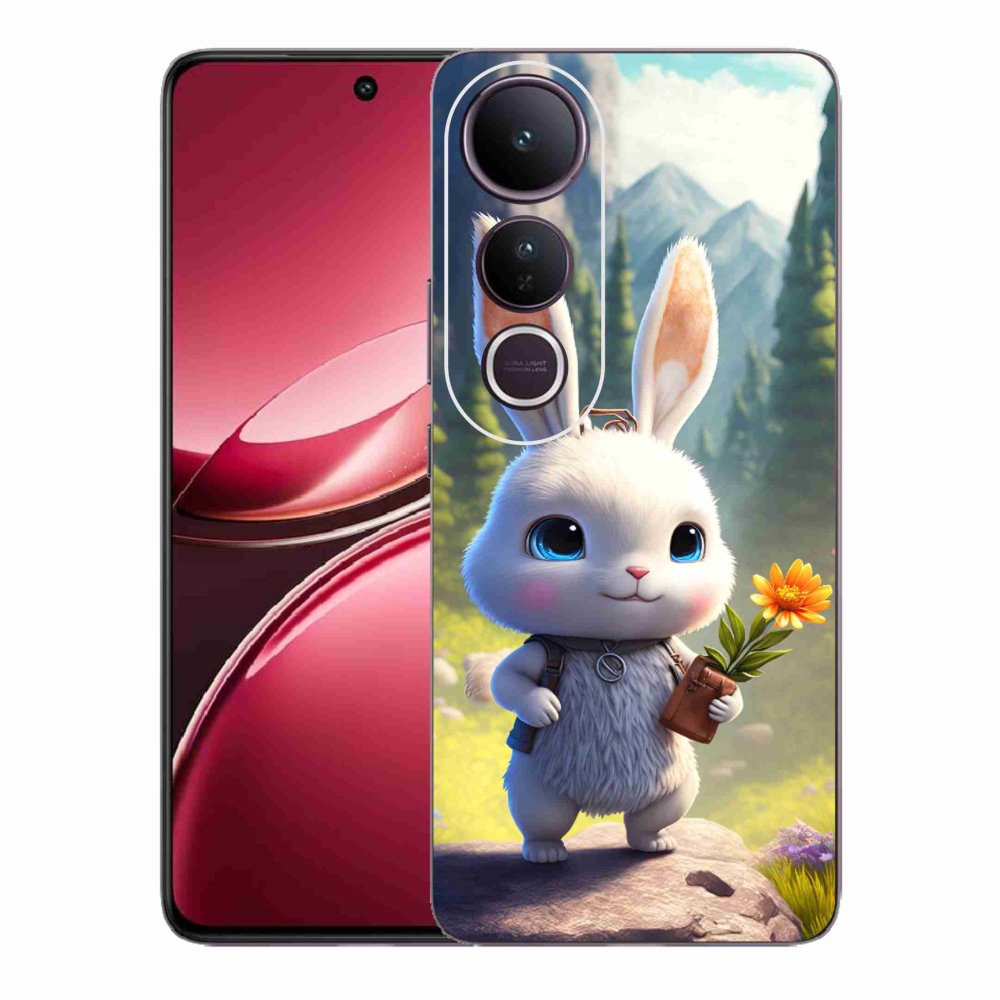 Gelový kryt mmCase na Vivo V50 Lite 4G/5G - roztomilý králíček