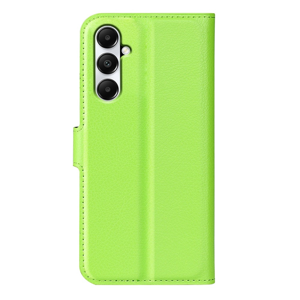 Litchi knížkové pouzdro na Samsung Galaxy A05s - zelené