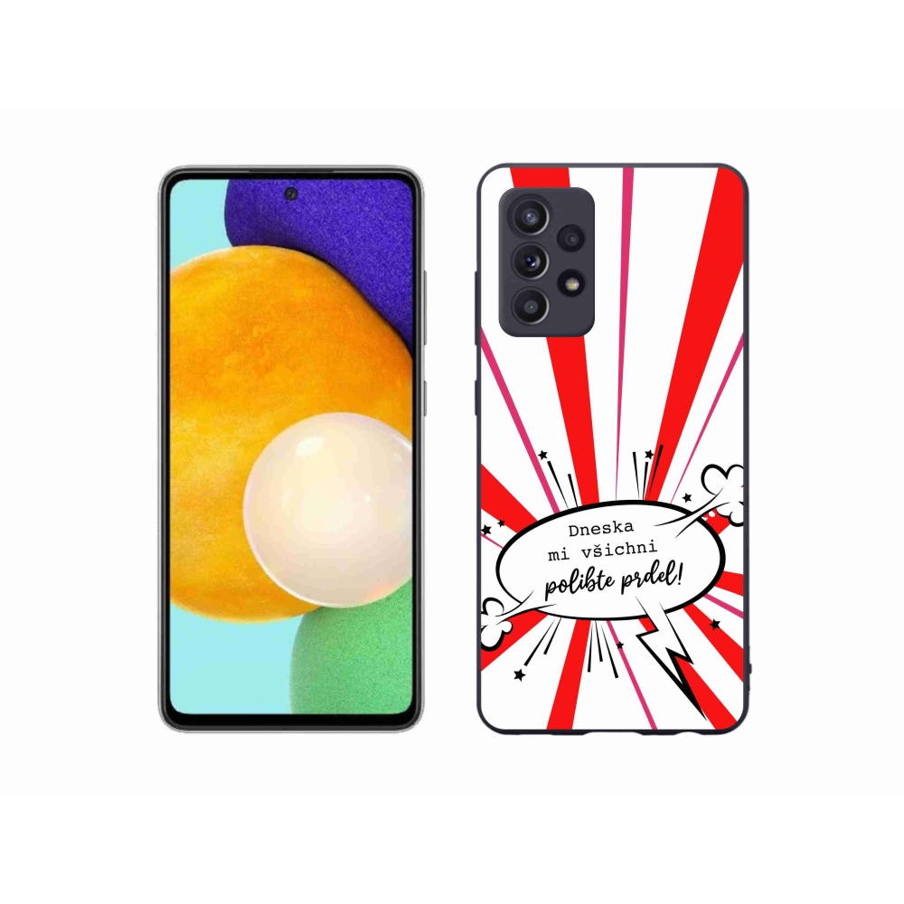 Gelový kryt mmCase na Samsung Galaxy A52s 5G - vtipný text 15 bílé pozadí