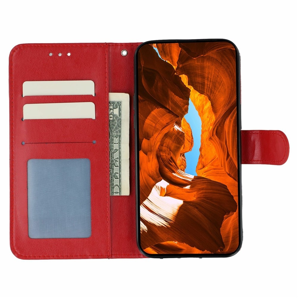 Clots knížkové pouzdro na Xiaomi Redmi 15 5G - červené