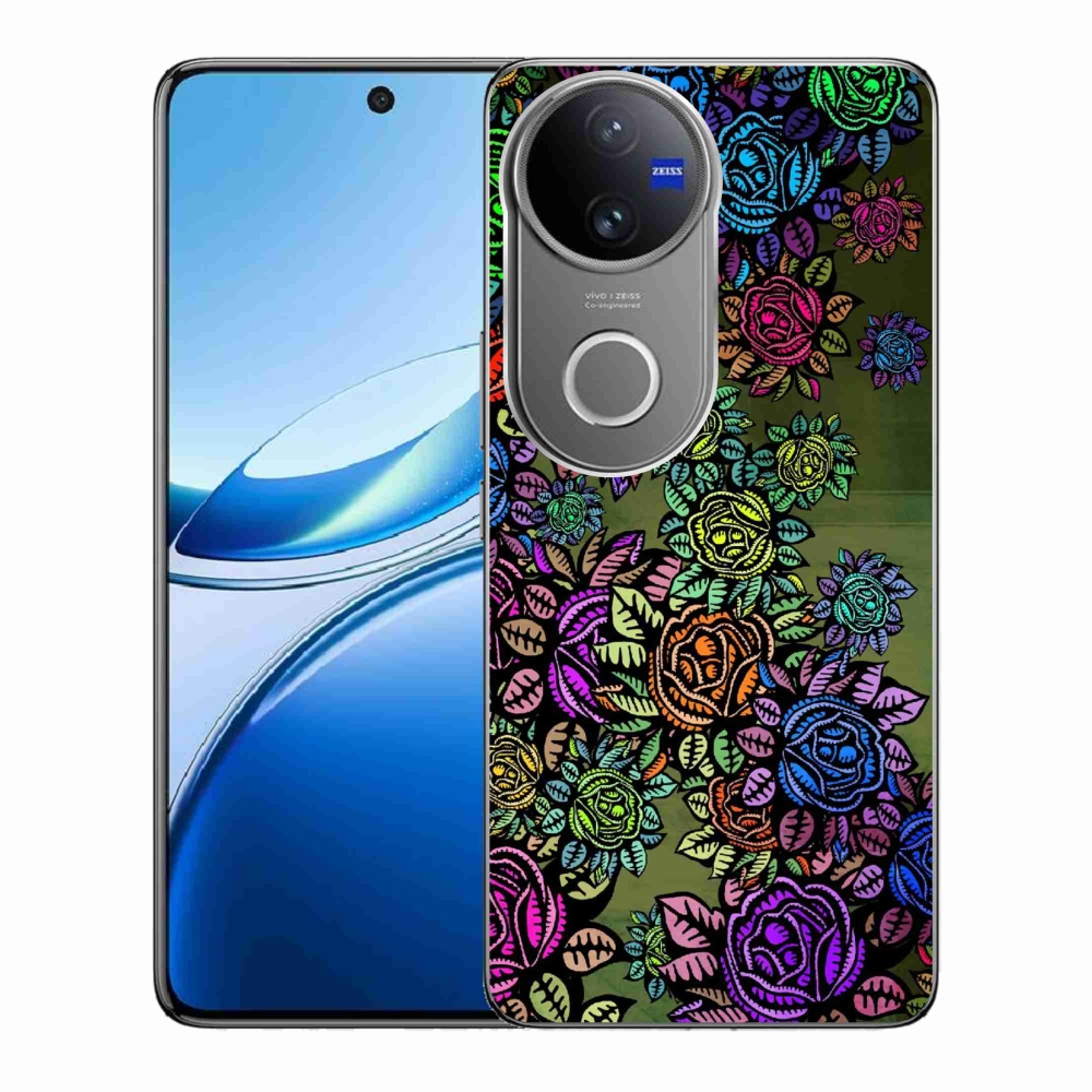 Gelový kryt mmCase na Vivo V50 5G - květiny 6