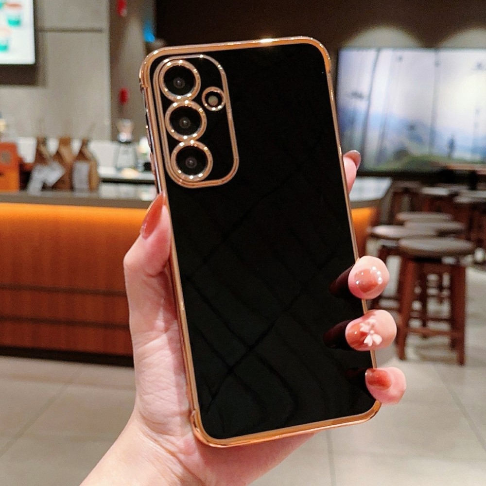 Frame gelový obal na Samsung Galaxy S25+ - černý