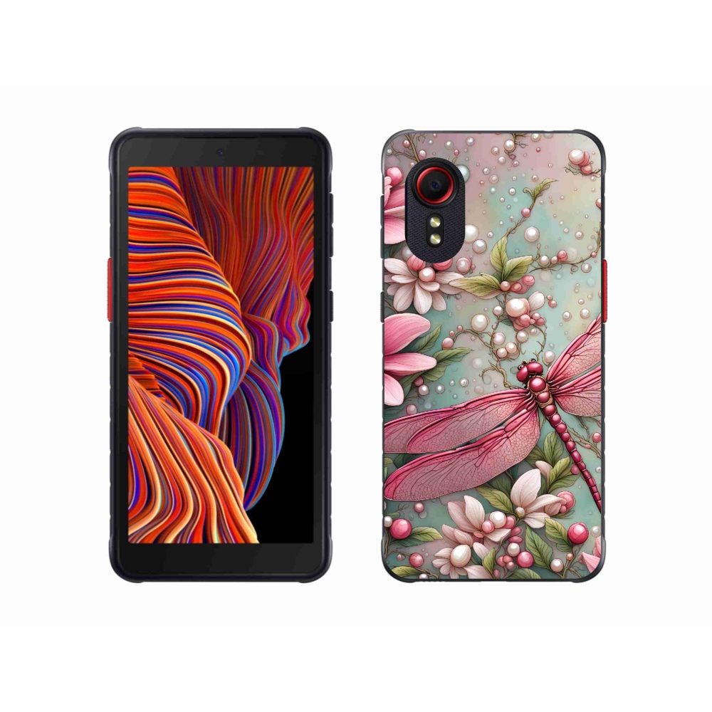 Gelový kryt mmCase na Samsung Galaxy Xcover 5 - vážka