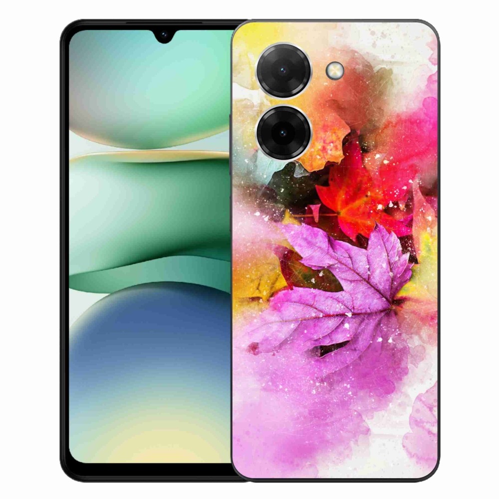 Gelový kryt mmCase na Xiaomi Redmi A5 (171.7x77.8x8.3mm) - barevné listy