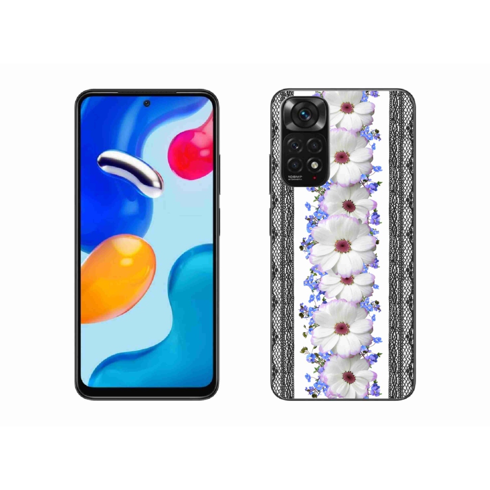 Gelový kryt mmCase na Xiaomi Redmi Note 11 4G - květiny 8