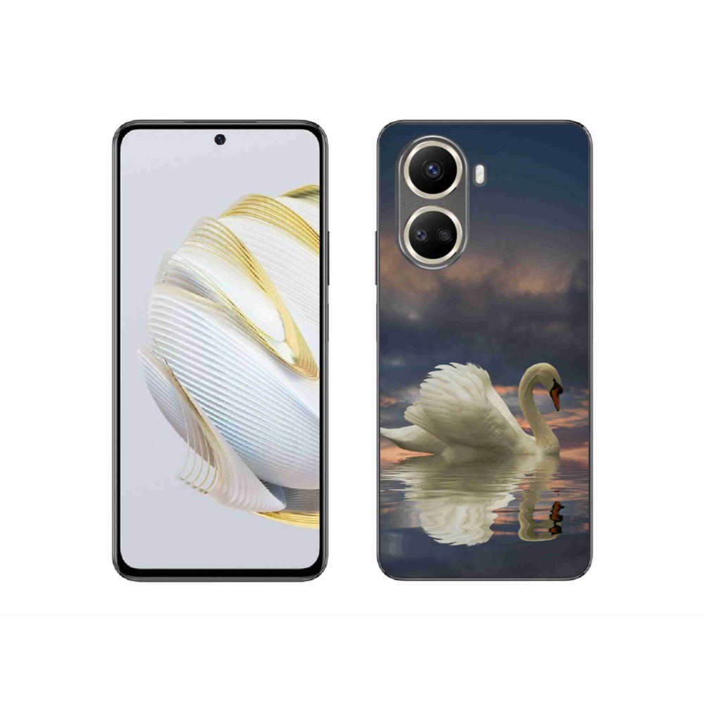 Gelový kryt mmCase na Huawei Nova 10 SE - labuť