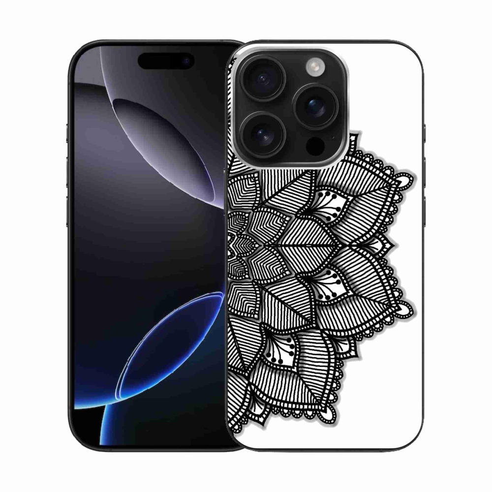 Gelový kryt mmCase na iPhone 16 Pro - mandala