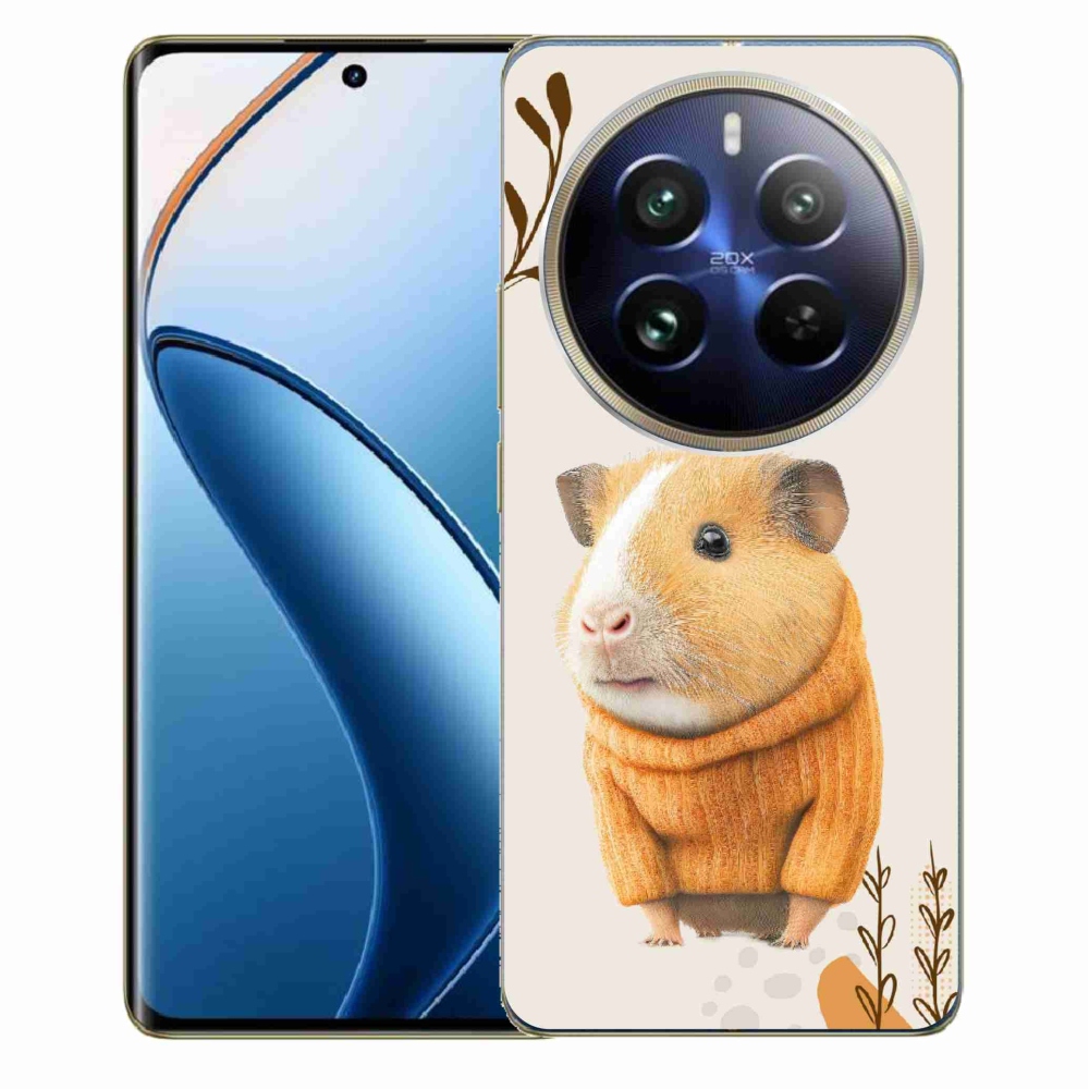 Gelový kryt mmCase na Realme 12 Pro 5G/12 Pro+ 5G - morče ve svetru