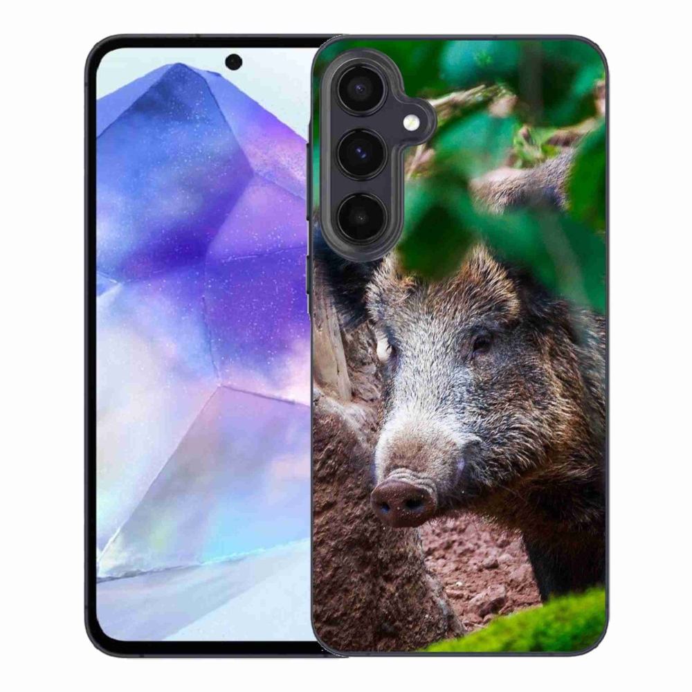Gelový kryt mmCase na Samsung Galaxy A55 5G - divoké prase