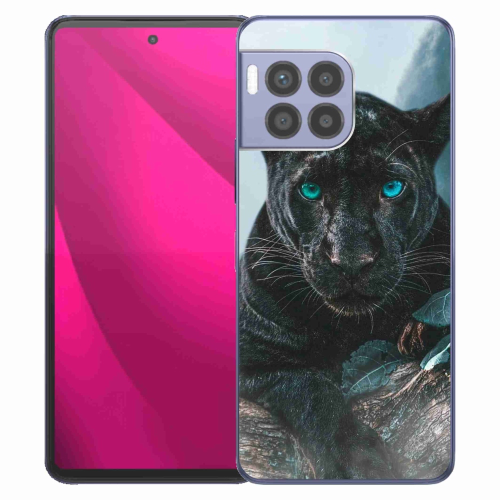 Gelový kryt mmCase na T-Mobile T Phone 2 Pro - černý panter