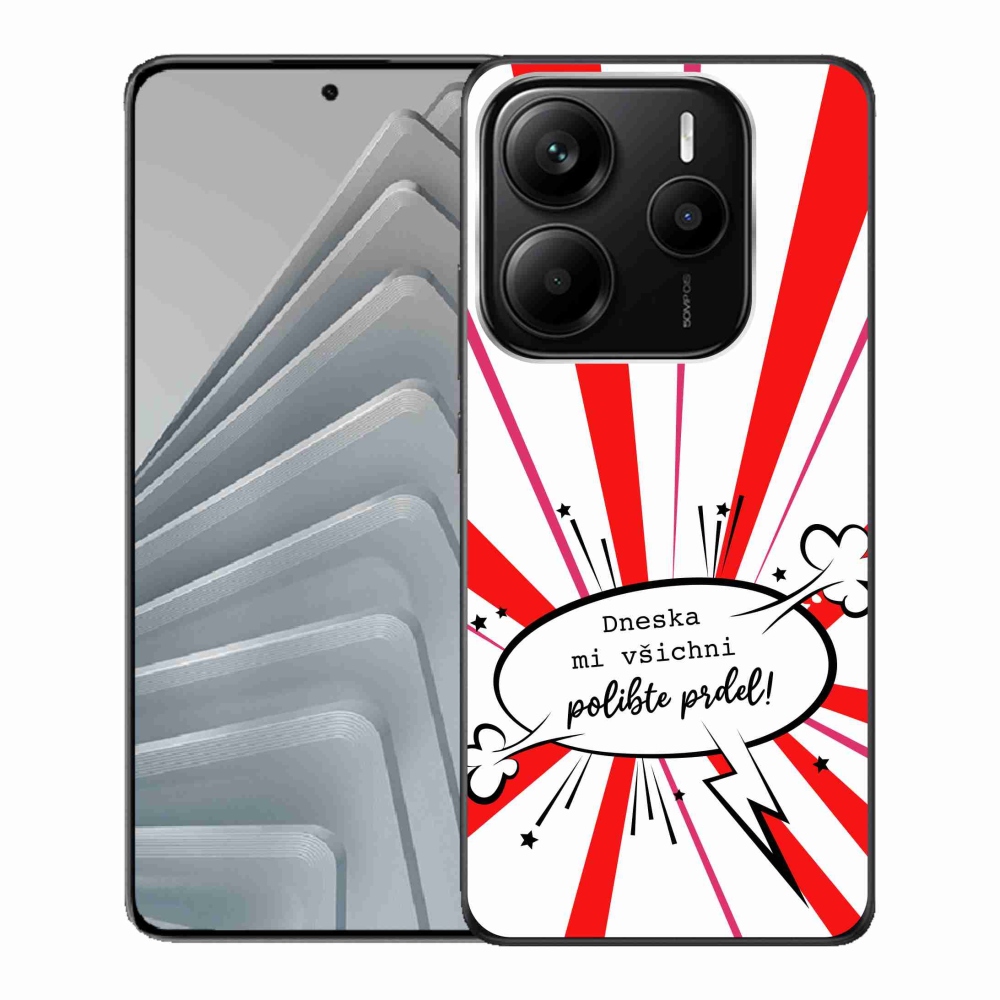 Gelový kryt mmCase na Xiaomi Redmi Note 14 5G - vtipný text 15 bílé pozadí