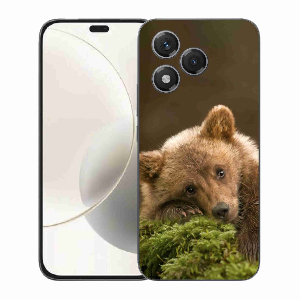 Gelový kryt mmCase na Honor 400 Lite - medvěd