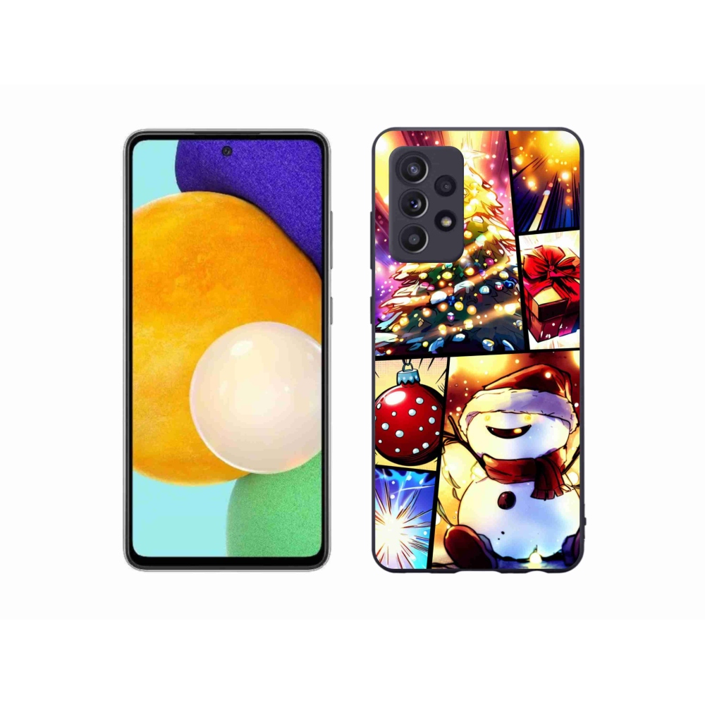 Gelový kryt mmCase na Samsung Galaxy A52/A52 5G - vánoční motivy 1