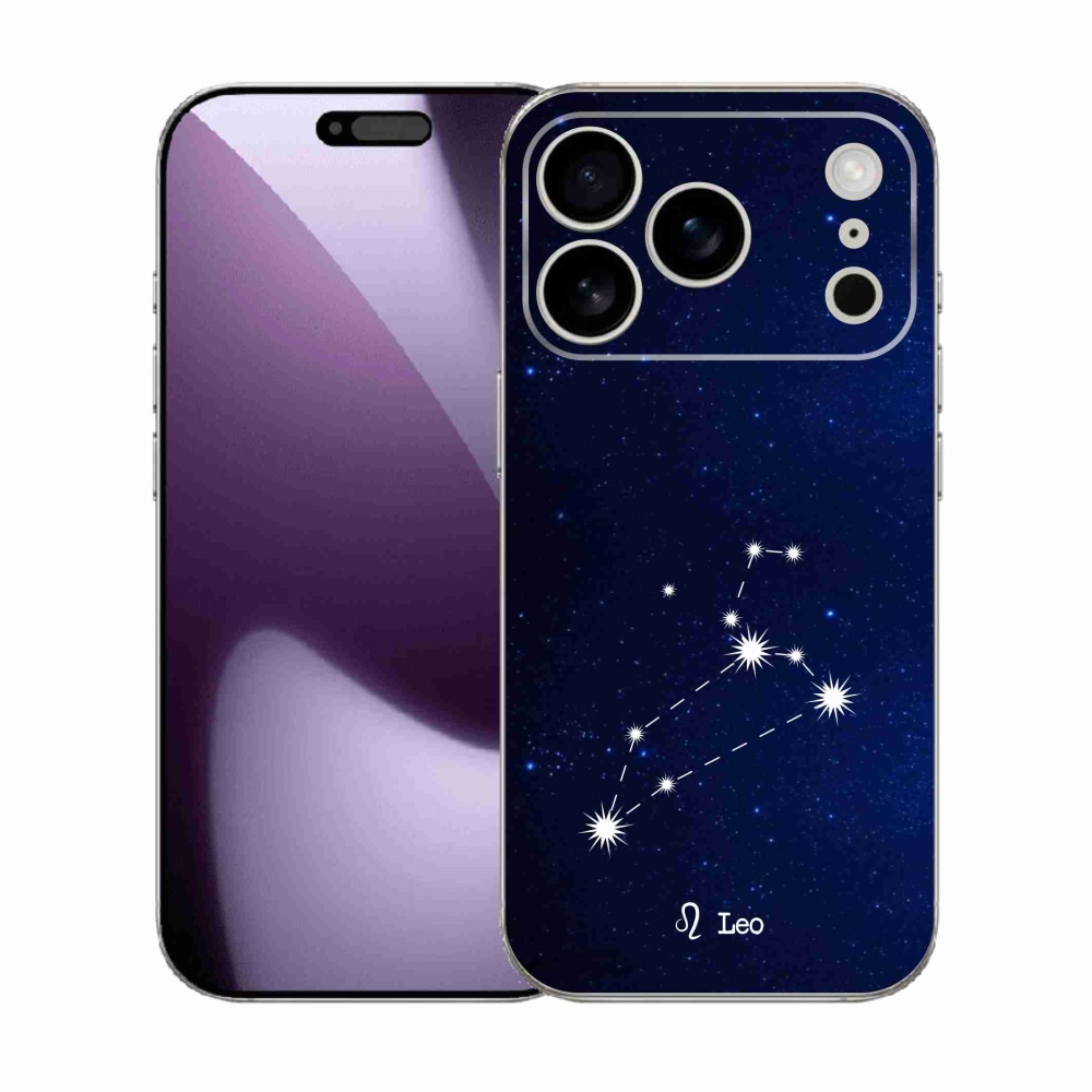 Gelový kryt mmCase na iPhone 17 Pro - souhvězdí Lva