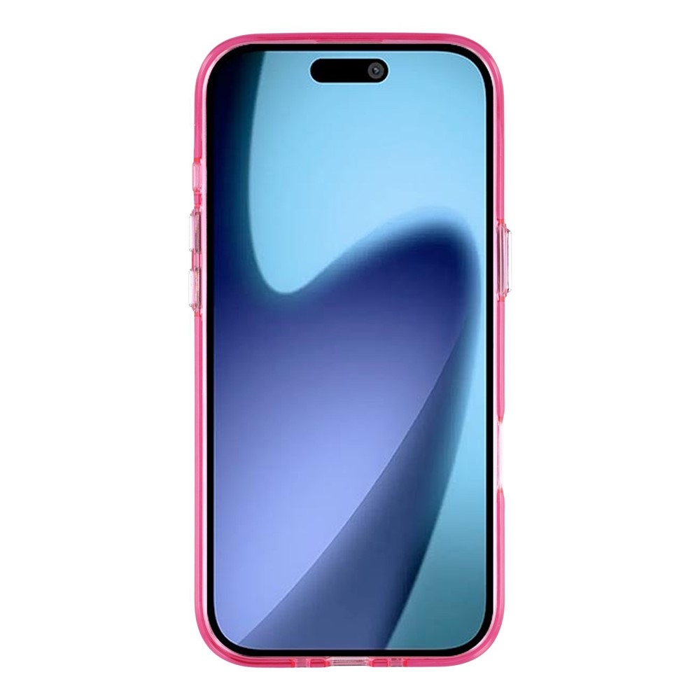 Gelový obal s pevnými zády na iPhone 17 Air - růžový