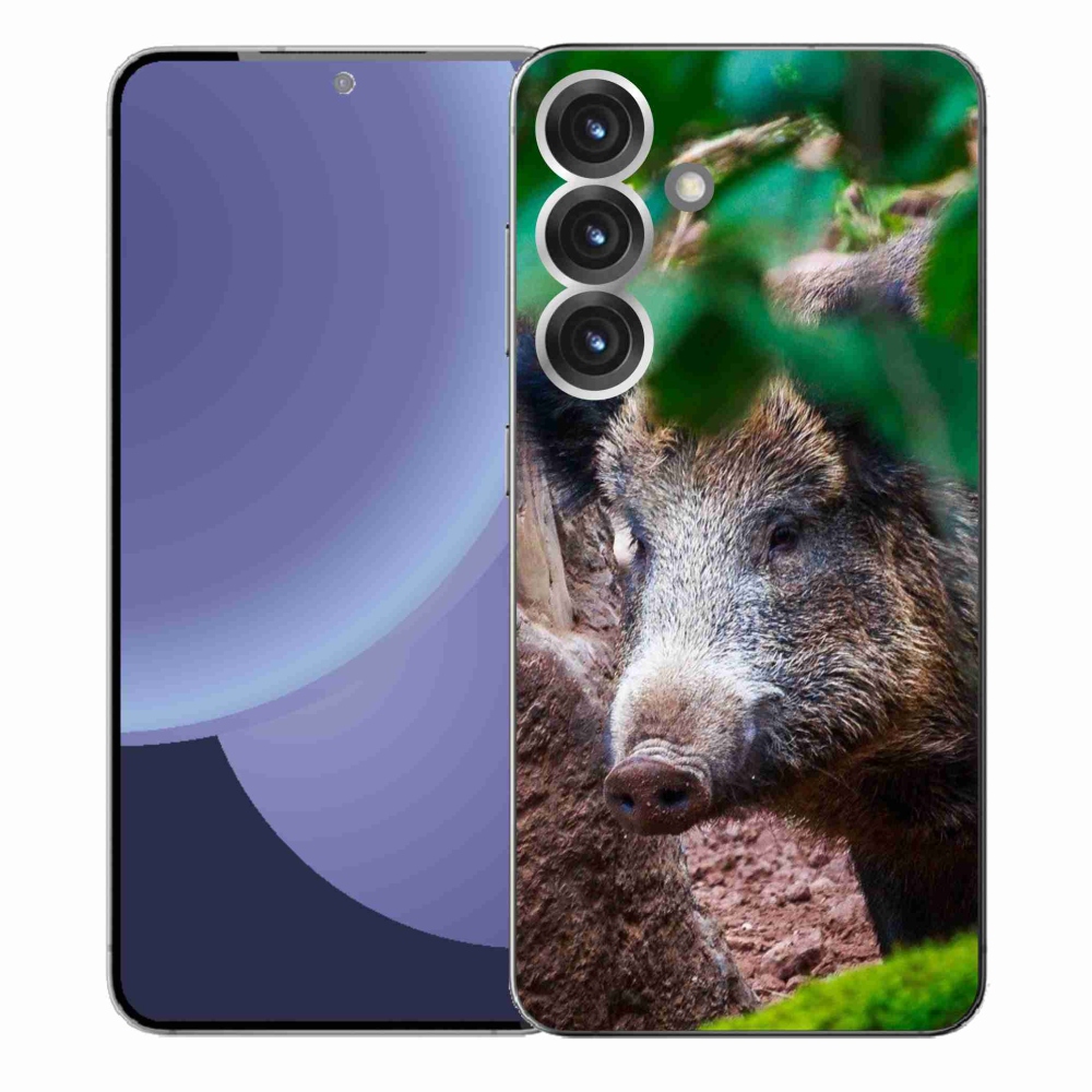 Gelový kryt mmCase na Samsung Galaxy S25+ - divoké prase