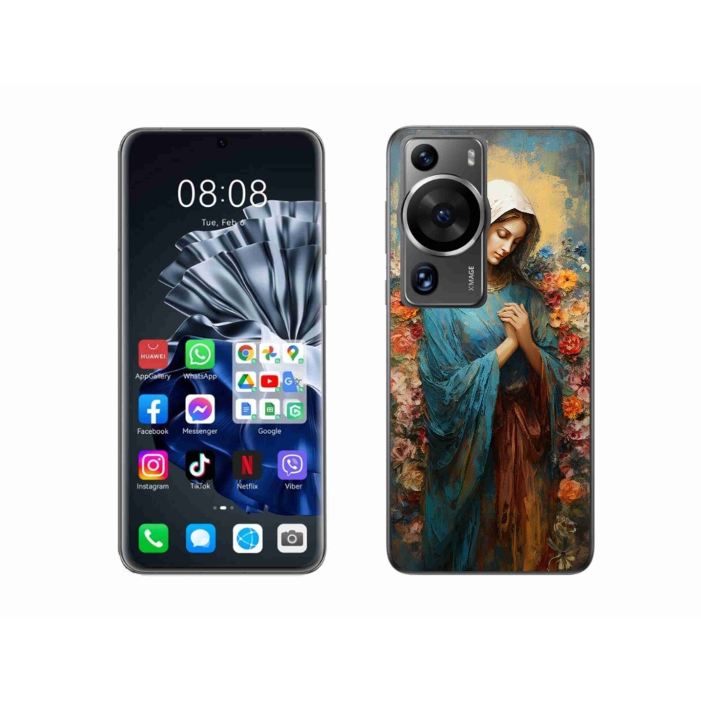 Gelový kryt mmCase na Huawei P60 Pro - svatá žena