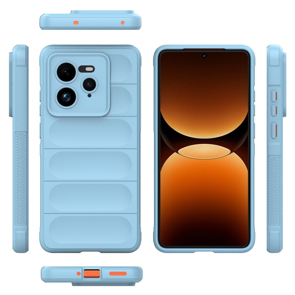 Rugg odolný gelový obal na Realme GT 7 Pro 5G - světlemodrý