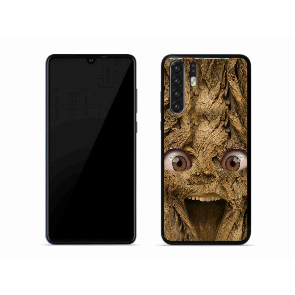 Gelový kryt mmCase na mobil Huawei P30 Pro - veselý strom s očima