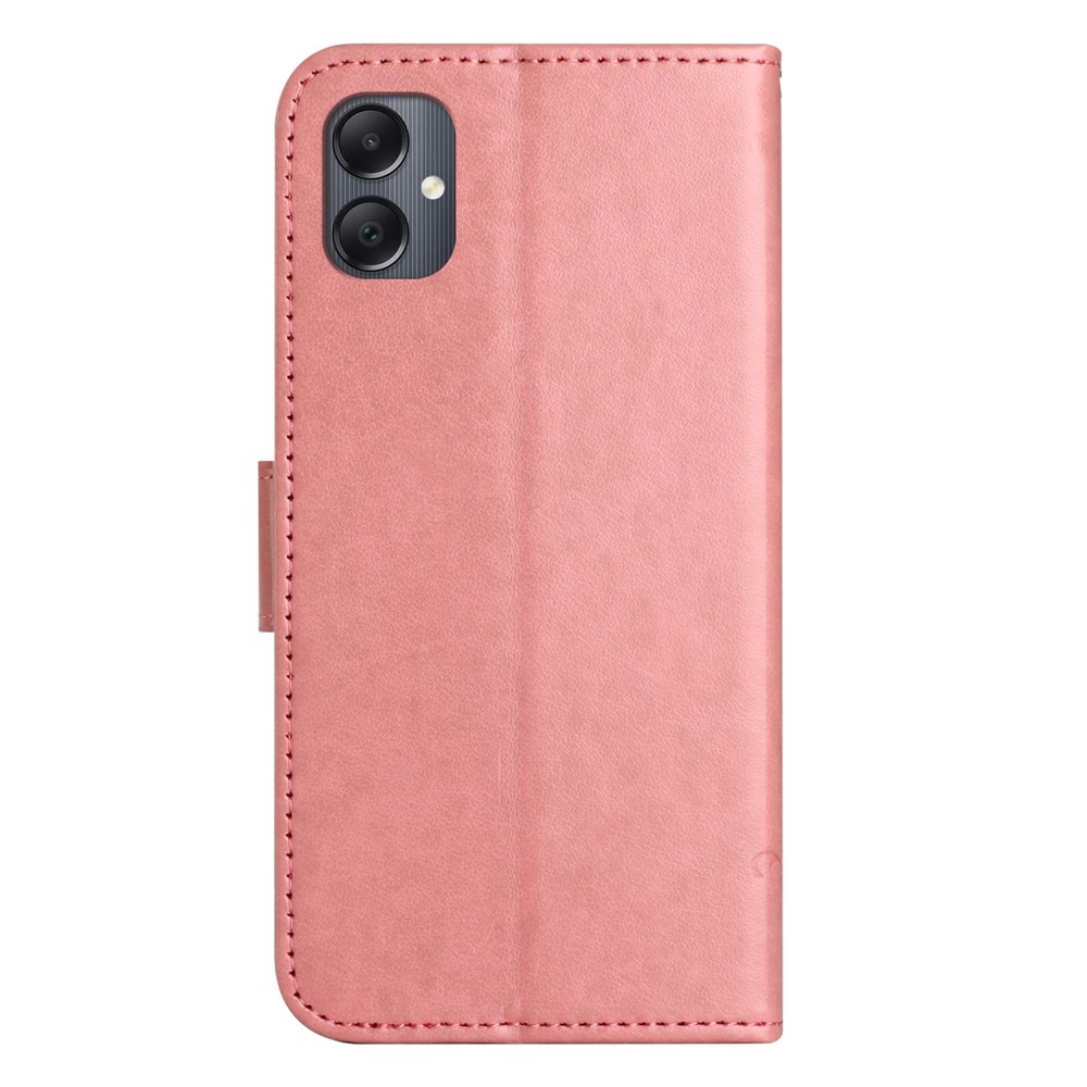 Flower knížkové pouzdro na Samsung Galaxy A07 4G - růžové
