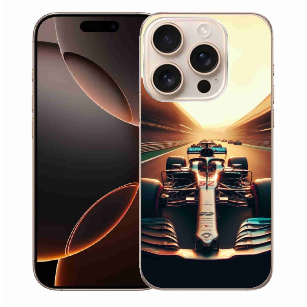 Gelový kryt mmCase na iPhone 16 Pro Max - formule 1