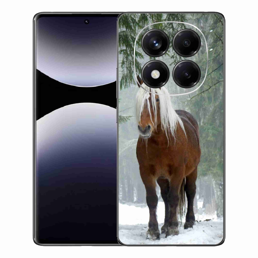 Gelový kryt mmCase na Xiaomi Redmi Note 14 Pro - kůň v lese