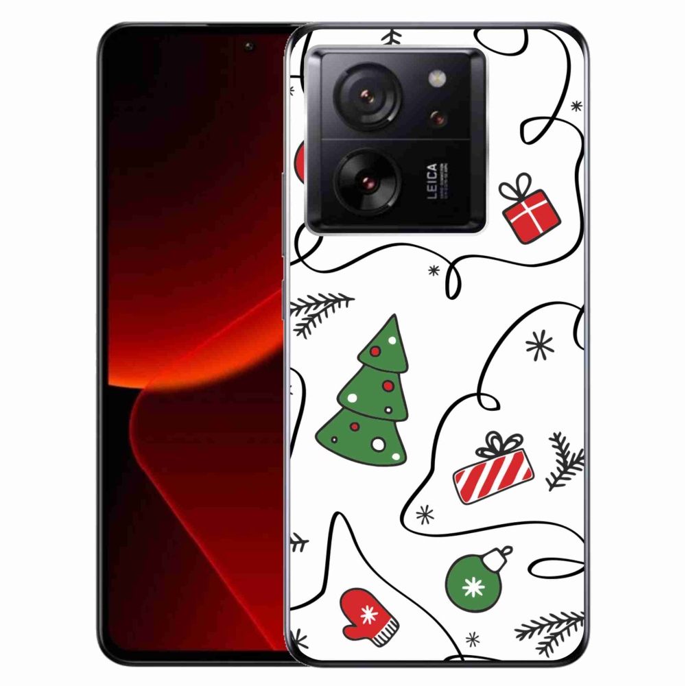 Gelový kryt mmCase na Xiaomi 13T/13T Pro - vánoční motivy