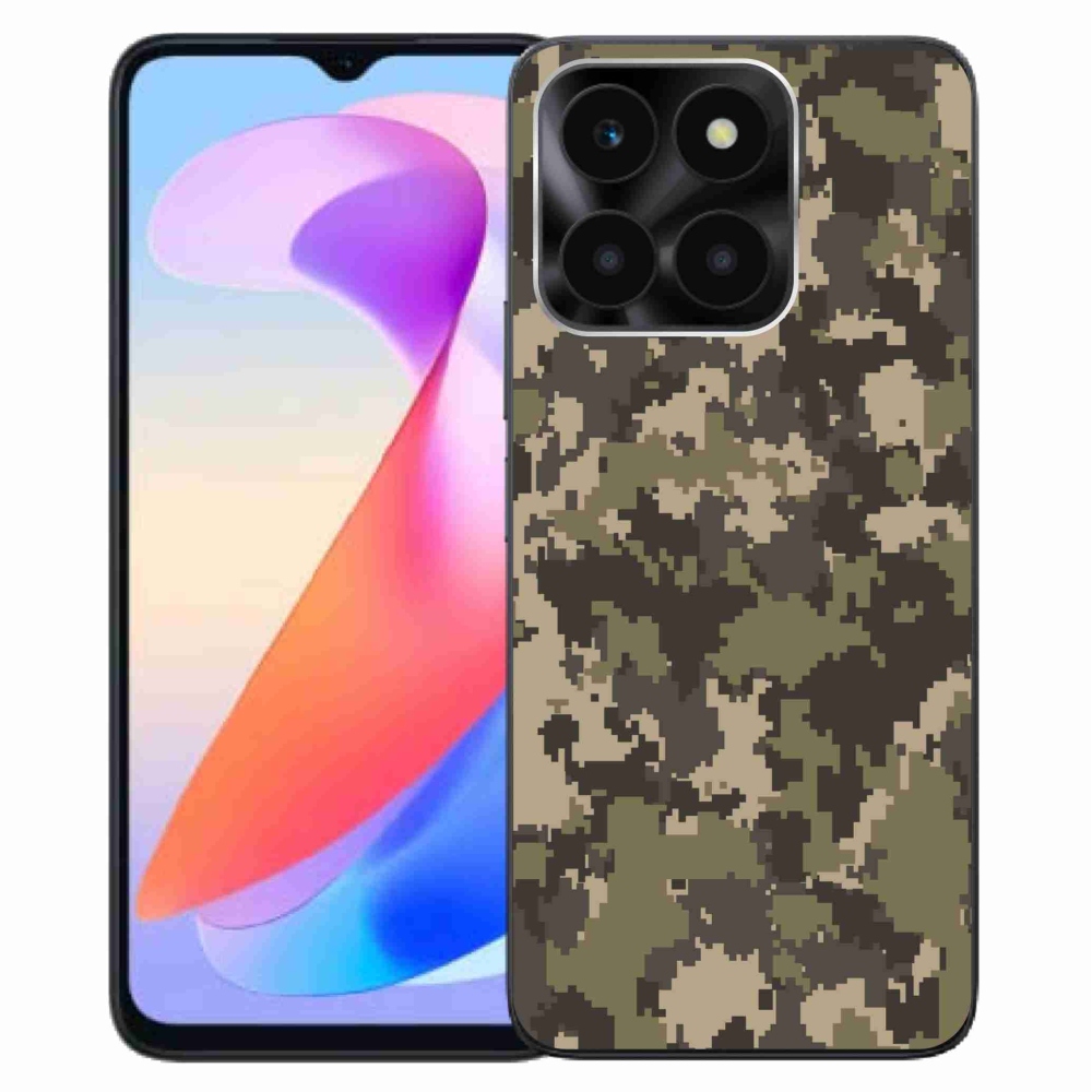 Gelový kryt mmCase na Honor X6a - maskáčový vzor 12
