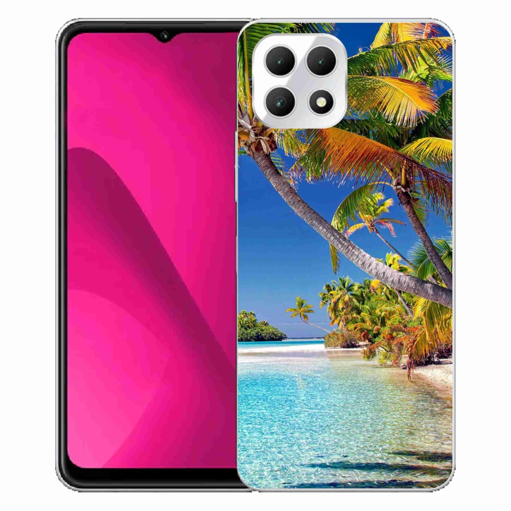 Gelový kryt mmCase na T-Mobile T Phone 2 - mořská pláž