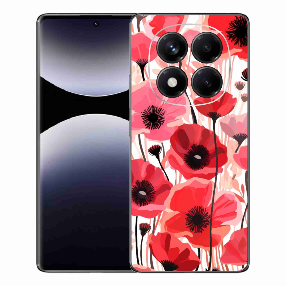 Gelový kryt mmCase na Xiaomi Redmi Note 14 Pro - vlčí mák 1