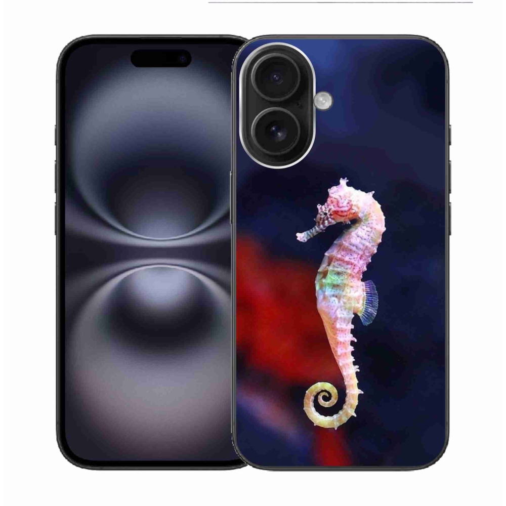 Gelový kryt mmCase na iPhone 16 - mořský koník
