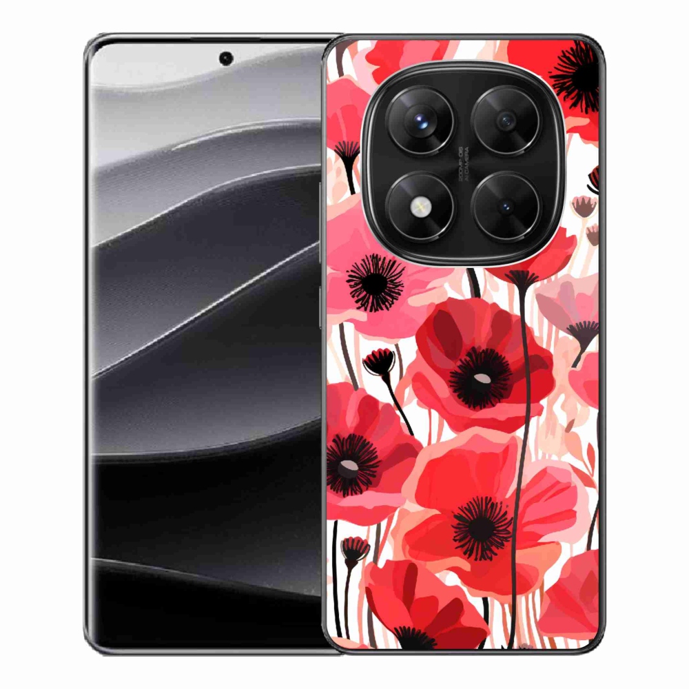 Gelový kryt mmCase na Xiaomi Redmi Note 14 Pro 5G/Poco X7 5G - vlčí mák 1