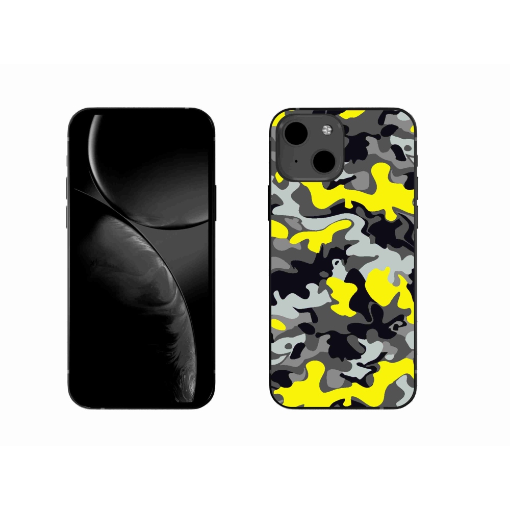 Gelový kryt mmCase na iPhone 13 6.1 - maskáčový vzor 6