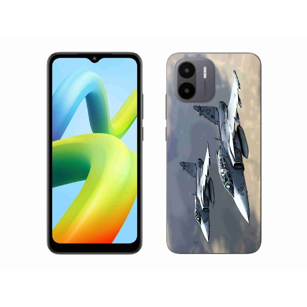 Gelový kryt mmCase na Xiaomi Redmi A1/Redmi A2 - stíhačky