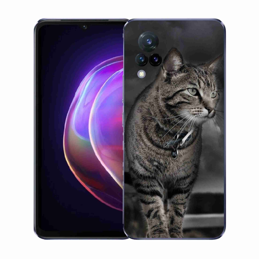 Gelový kryt mmCase na Vivo V21 4G/5G - kočka