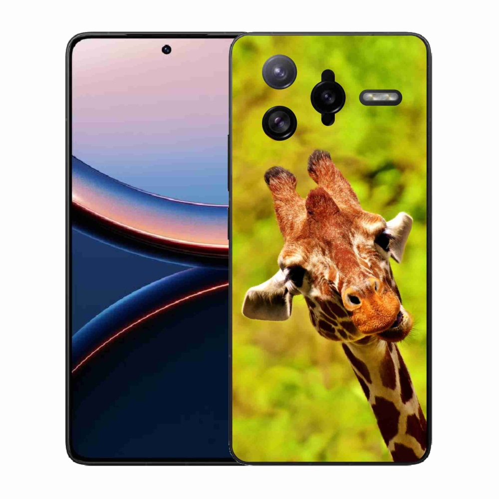 Gelový kryt mmCase na Xiaomi Poco F7 Ultra - žirafa