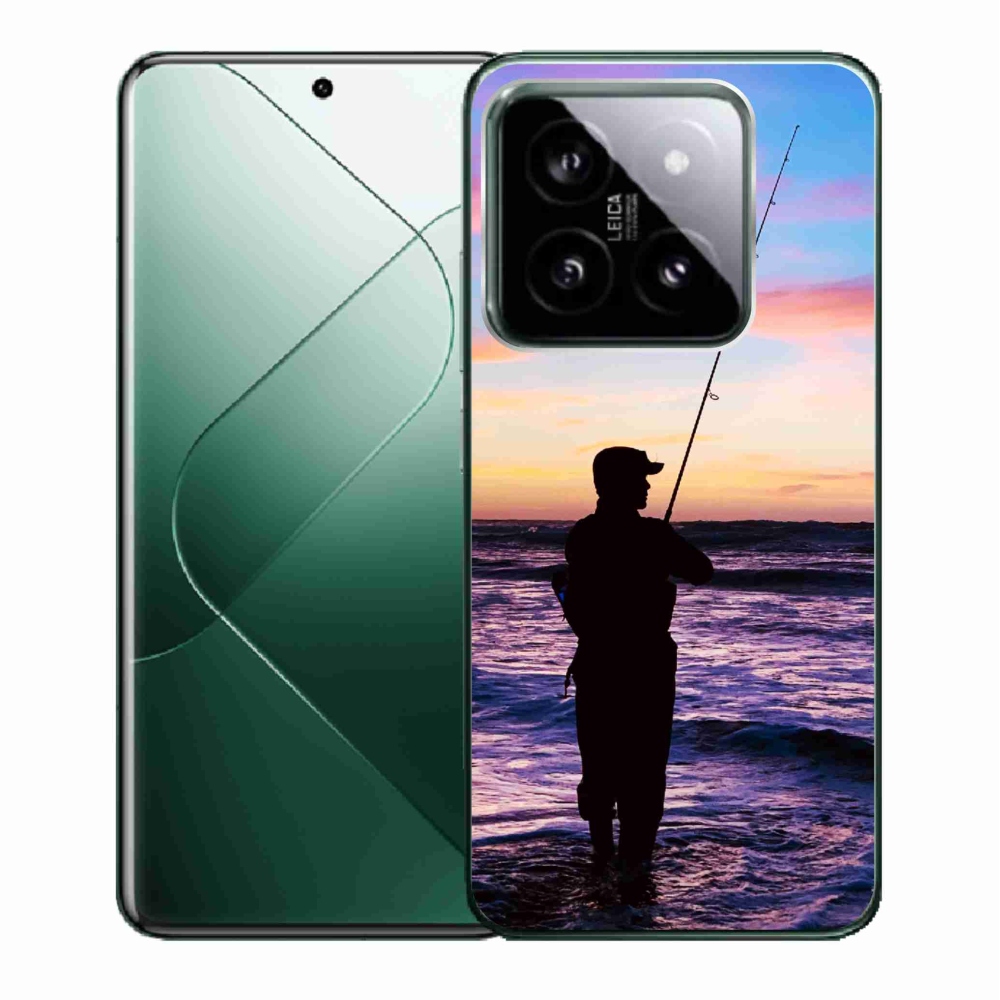 Gelový kryt mmCase na Xiaomi 14 - rybaření 1