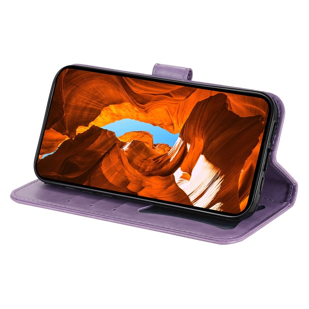 Mandala knížkové pouzdro na Xiaomi Poco X7 Pro 5G - fialové