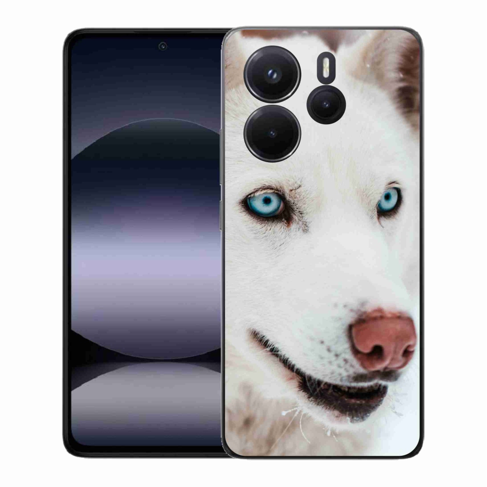 Gelový kryt mmCase na Xiaomi Redmi Note 14 - psí pohled