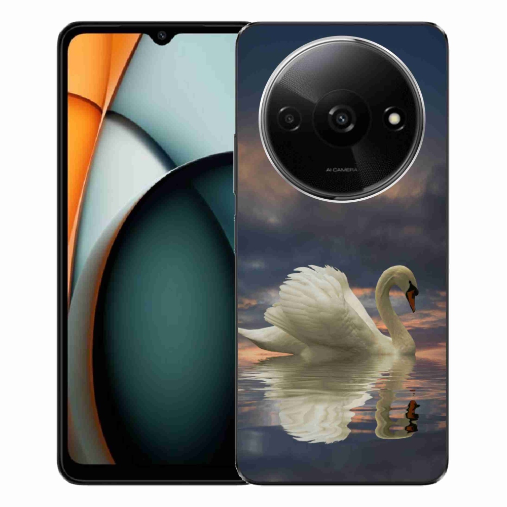 Gelový kryt mmCase na Xiaomi Redmi A3 - labuť