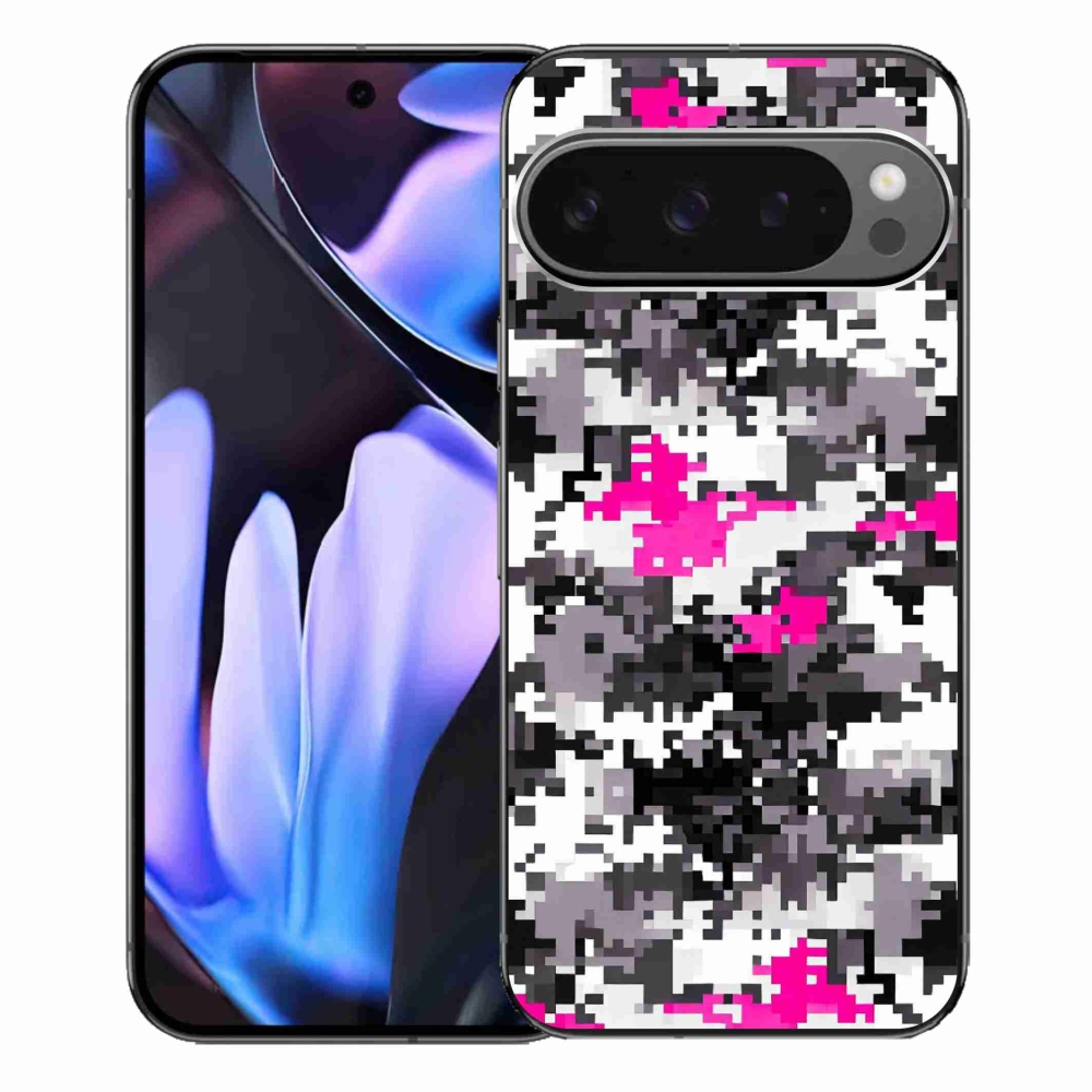 Gelový kryt mmCase na Google Pixel 9 Pro XL - maskáčový vzor 4