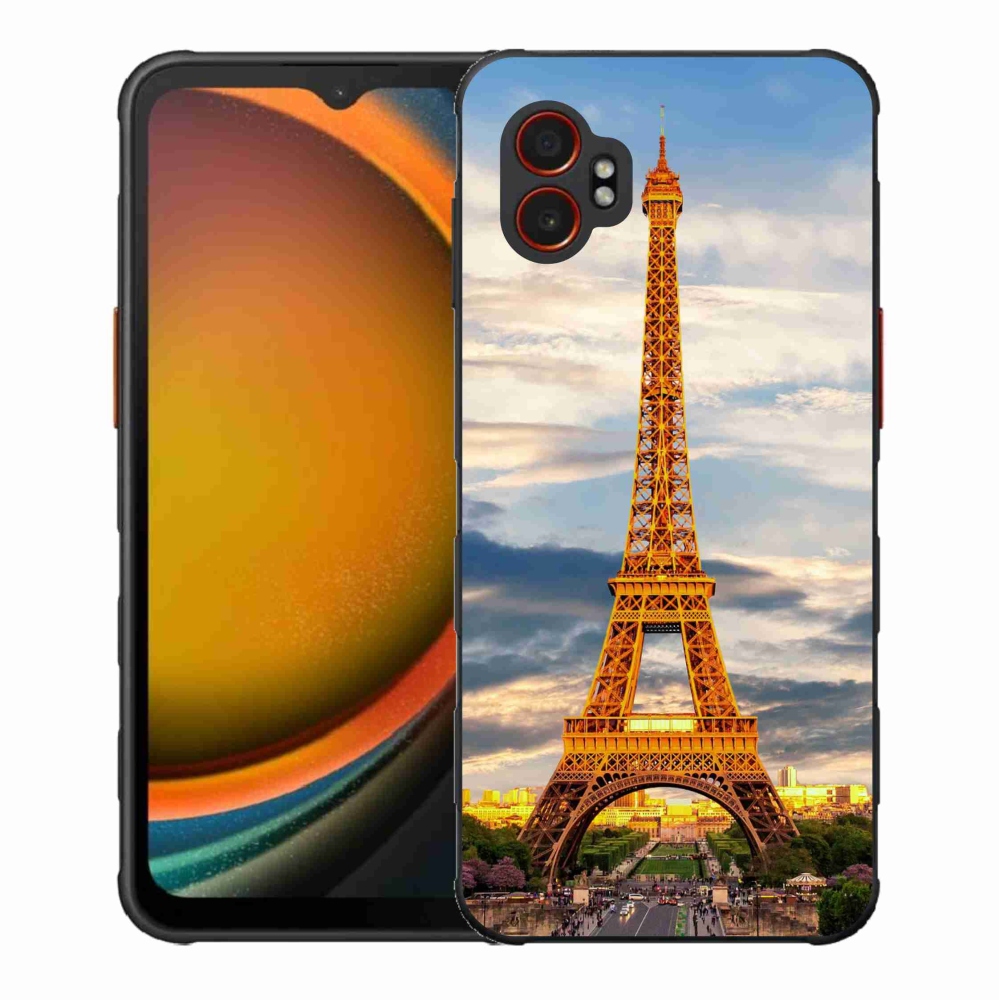 Gelový kryt mmCase na Samsung Galaxy Xcover 7 Pro - eiffelova věž 3