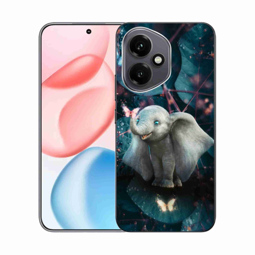 Gelový kryt mmCase na Honor 400 - roztomilý slon