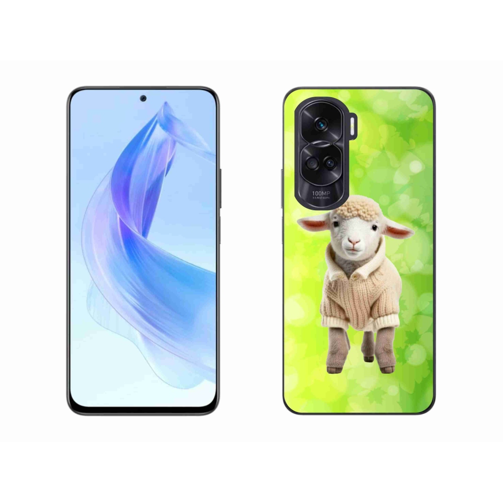 Gelový kryt mmCase na Honor 90 Lite - jehně ve svetru