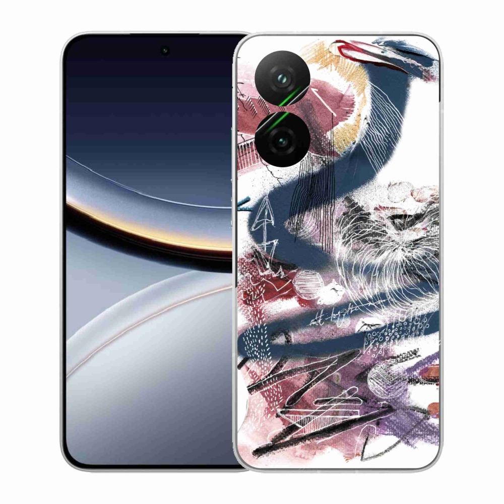 Gelový kryt mmCase na Xiaomi Poco F7 5G - abstraktní motiv 28