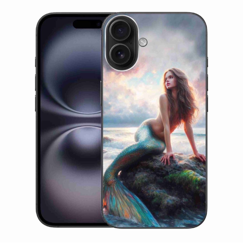 Gelový kryt mmCase na iPhone 16 Plus - mořská panna